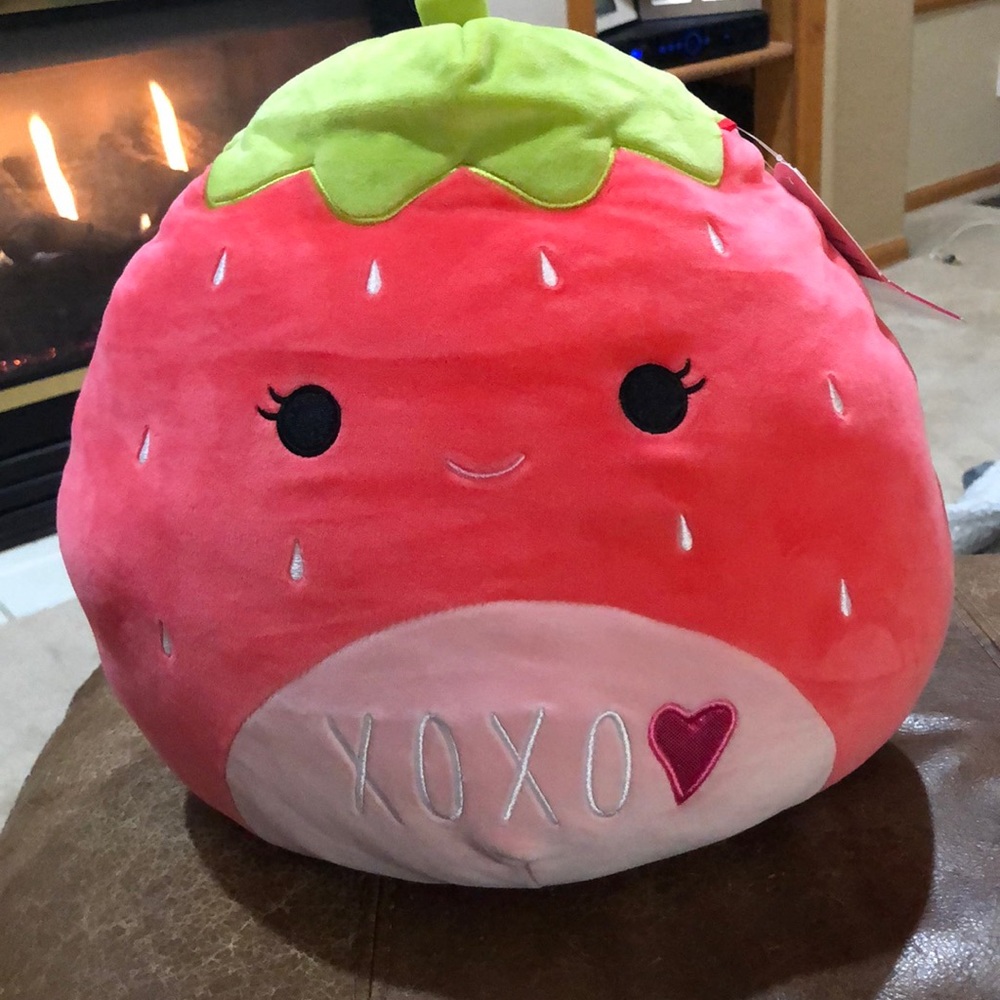 Valentines strawberry squishmallow